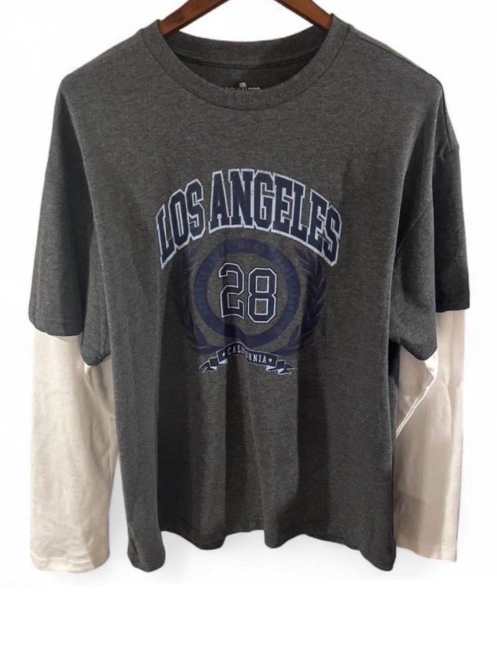 Y2K Los Angeles Graphic Layered Long Sleeve T-Shirt Size Men’s XL (NWT)